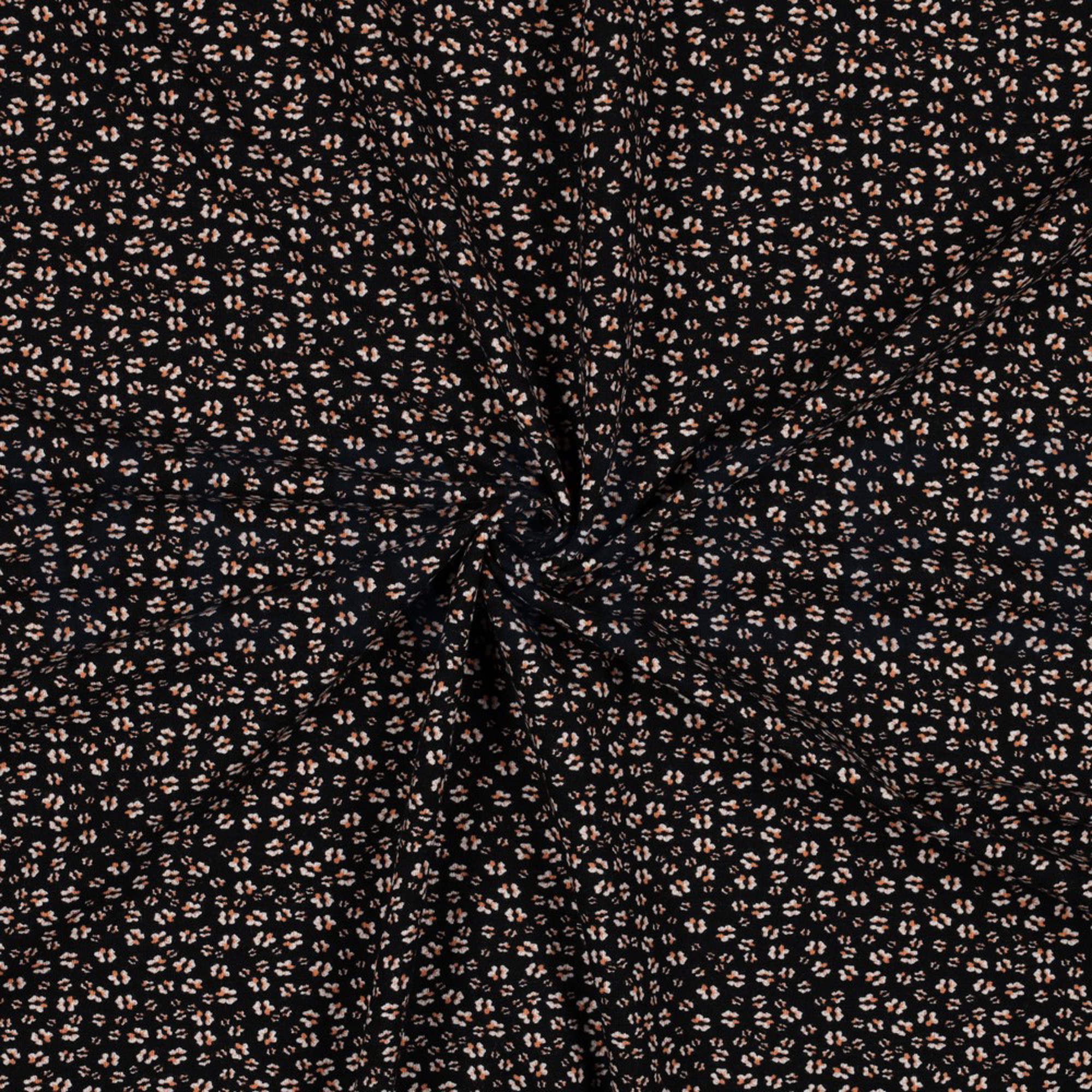 BAMBOO COTTON JERSEY FLOWERS BLACK (high resolution) #2