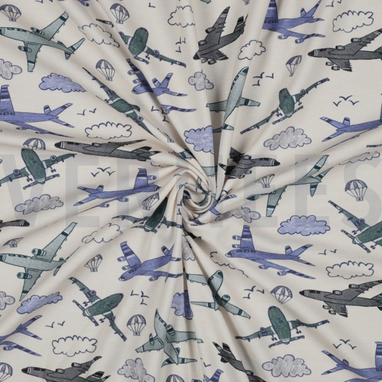 JERSEY DIGITAAL VLIEGTUIGEN ECRU #7