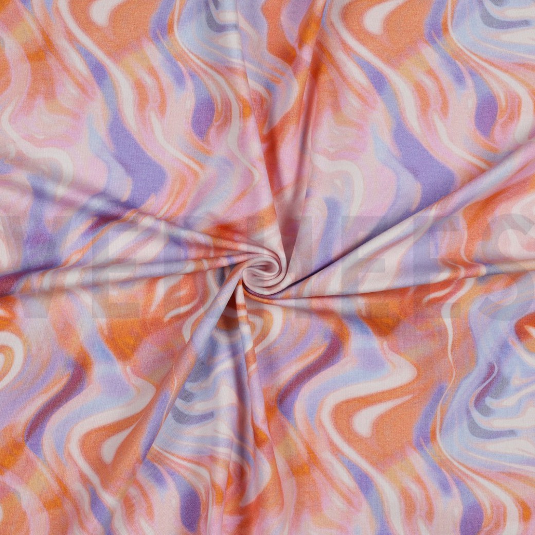 JERSEY DIGITAL MARBLE TANGERINE #2