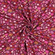 JERSEY GOTS DIGITAL FLOWERS CERISE (thumbnail) #2
