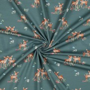 JERSEY GOTS DIGITAL DEER DARK MINT (thumbnail) #2