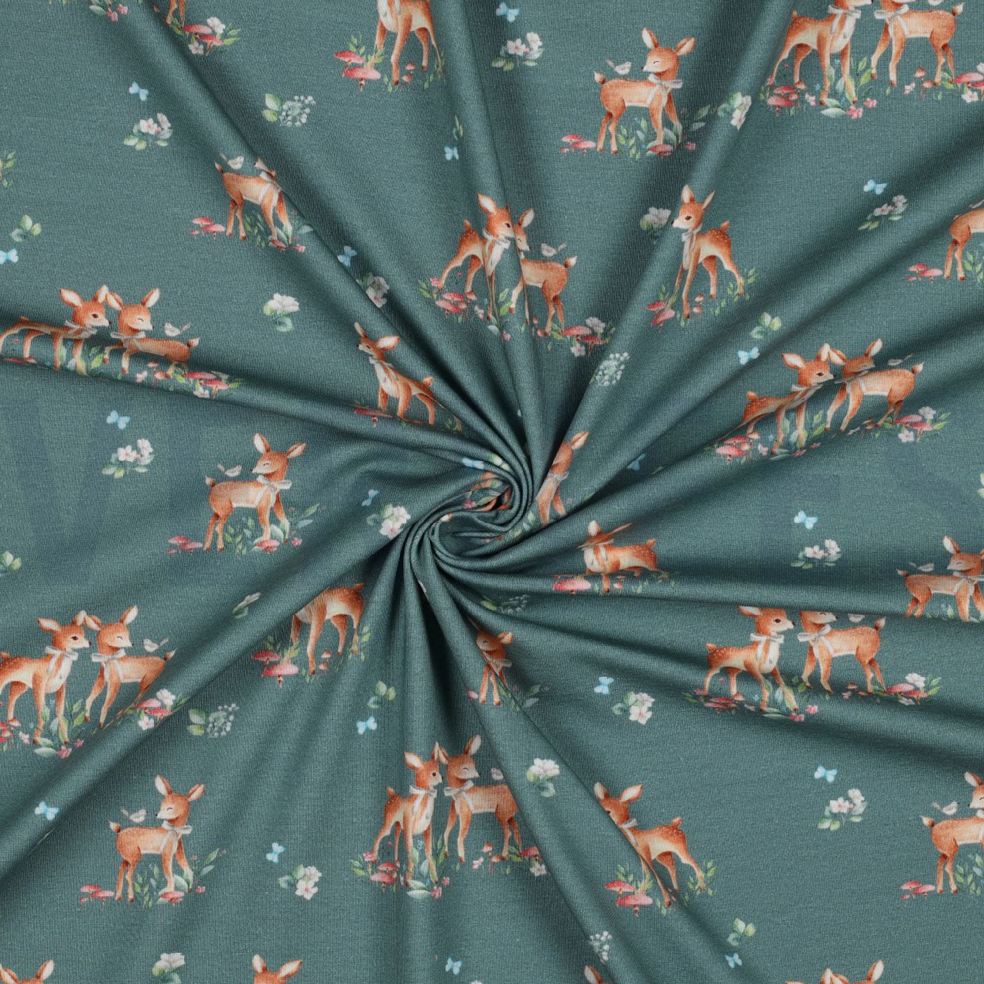JERSEY GOTS DIGITAL DEER DARK MINT (high resolution) #2