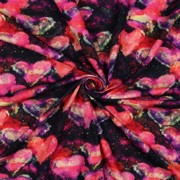 JERSEY DIGITAL NEON HEARTS NAVY / CORAL (thumbnail) #2