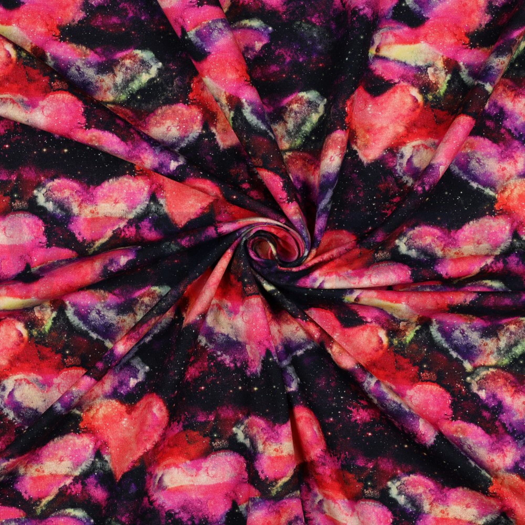 JERSEY DIGITAL NEON HEARTS NAVY / CORAL (high resolution) #2