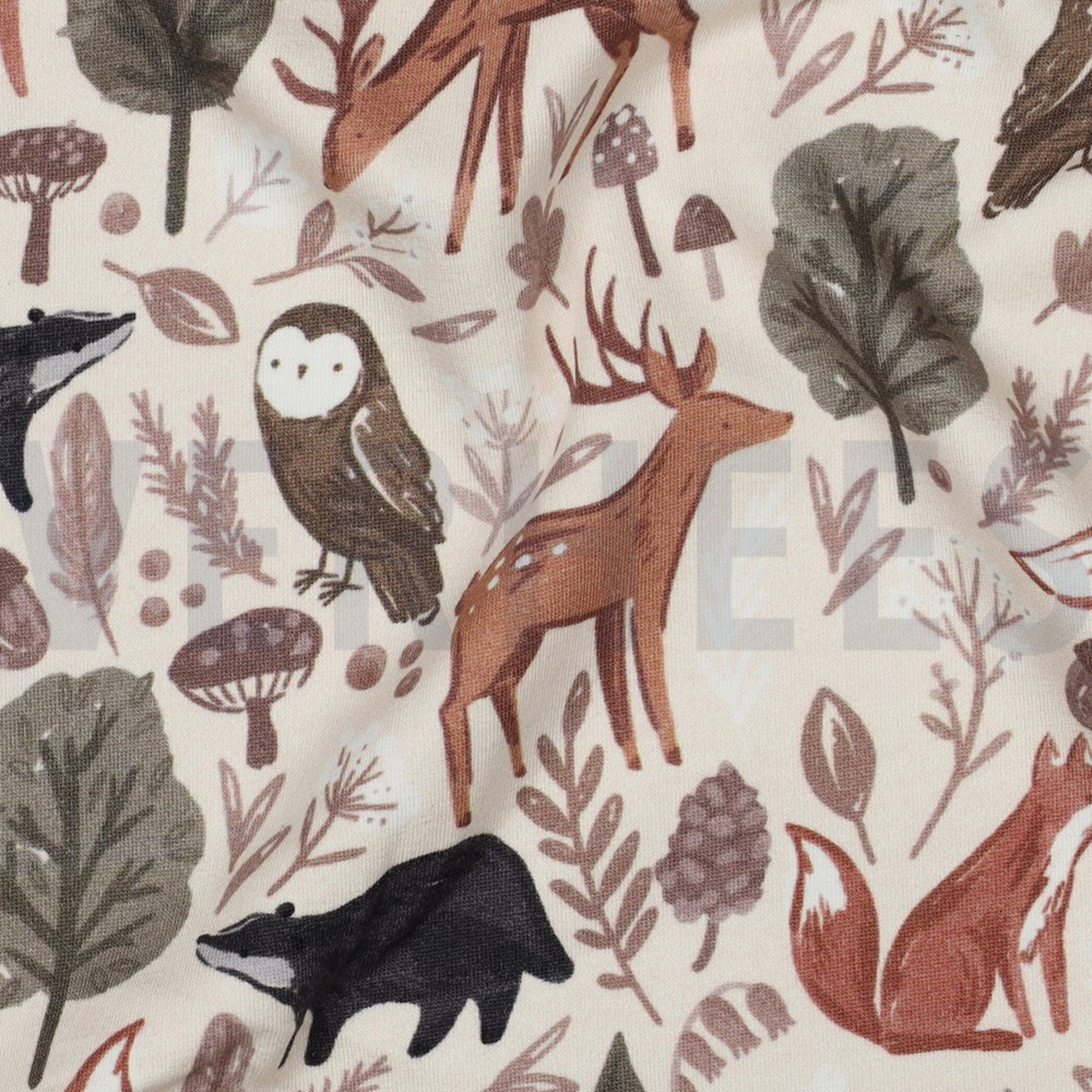 SWEAT DIGITAL FOREST ANIMALS OFF-WHITE (high resolution) #2
