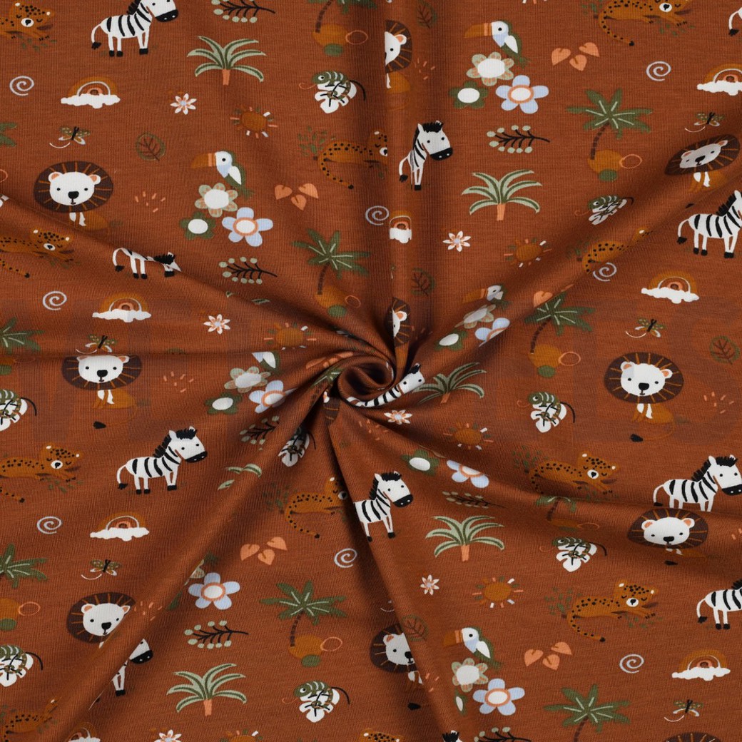 JERSEY GOTS SAFARI ANIMALS CLAY #2