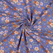 JERSEY GOTS FLOWERS LAVENDER (thumbnail) #2