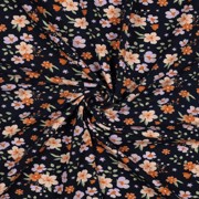 JERSEY GOTS FLOWERS NAVY (thumbnail) #2