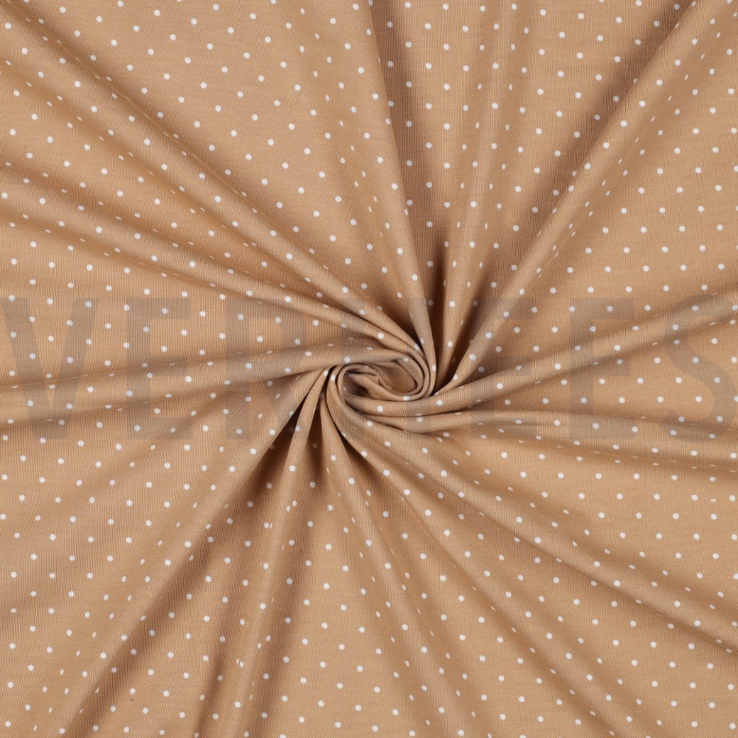 JERSEY DOTS CAPPUCCINO #2