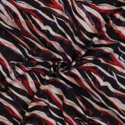 VISCOSE LUREX DIGITAL ANIMAL SKIN BLACK / PURPLE (thumbnail) #2