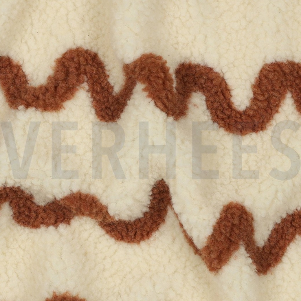 TEDDY JACQUARD WAVES CAMEL #2