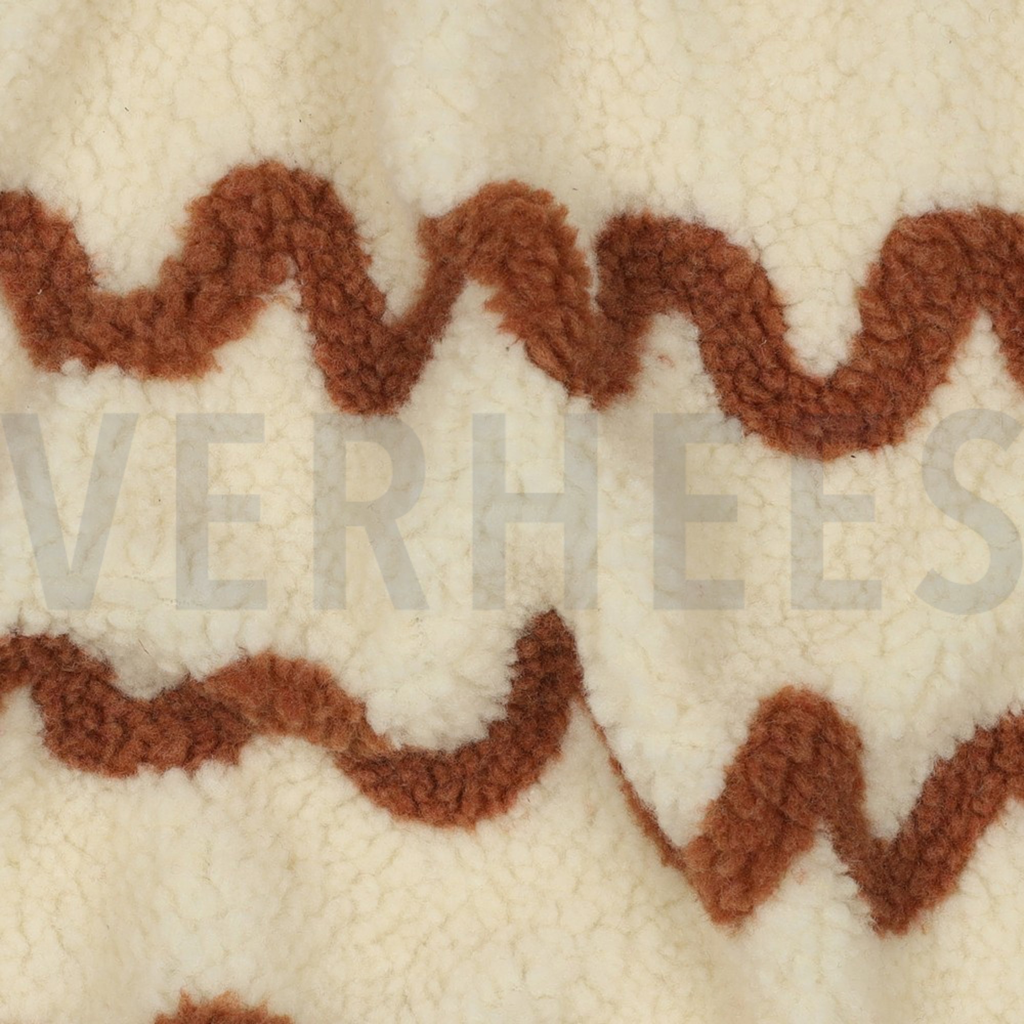 TEDDY JACQUARD WAVES CAMEL (high resolution) #2