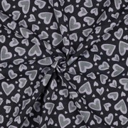 SWEAT MELANGE GLITTER LEOPARD HEARTS INDIGO MELANGE (thumbnail) #2