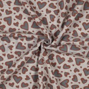 SWEAT MELANGE GLITTER LEOPARD HEARTS LIGHT SAND MELANGE (thumbnail) #2