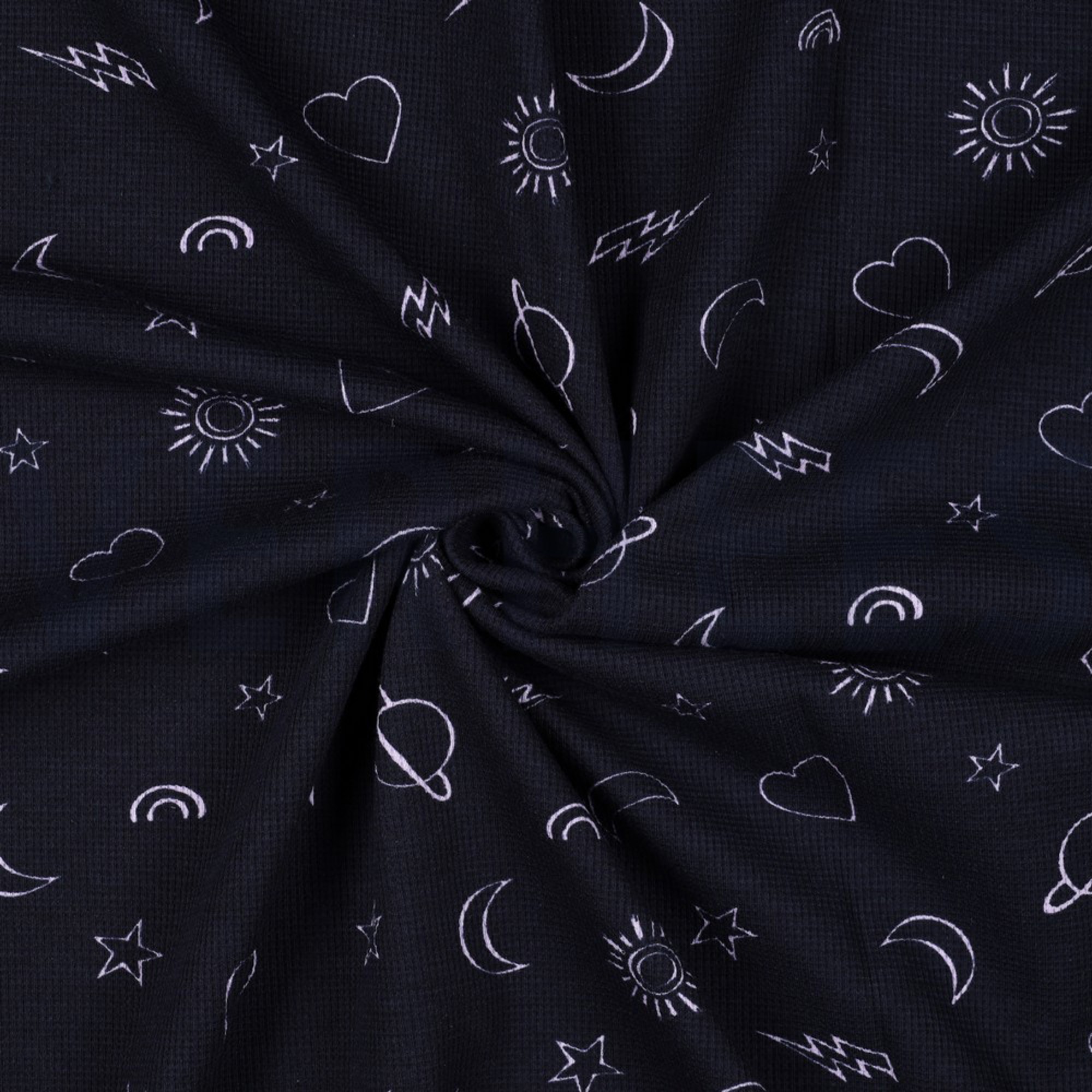 WAFFLE JERSEY GIRLY ICONS NAVY (high resolution) #2