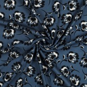 ROSELLA STRETCH FLOWERS BLUE (thumbnail) #2