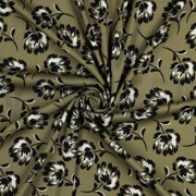 ROSELLA STRETCH FLOWERS OLIVE (thumbnail) #2