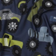 FINE POPLIN DIGITAL MONSTERTRUCKS NAVY (thumbnail) #2