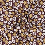 JERSEY GLITTER FLOWERS WINE RED (thumbnail) #2