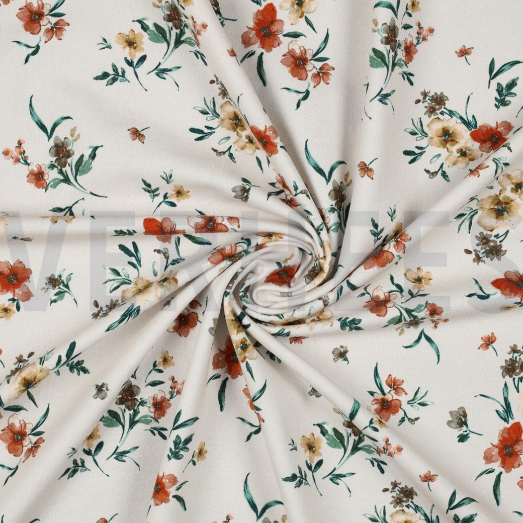 SWEAT DIGITAL FLOWERS SNOW #2