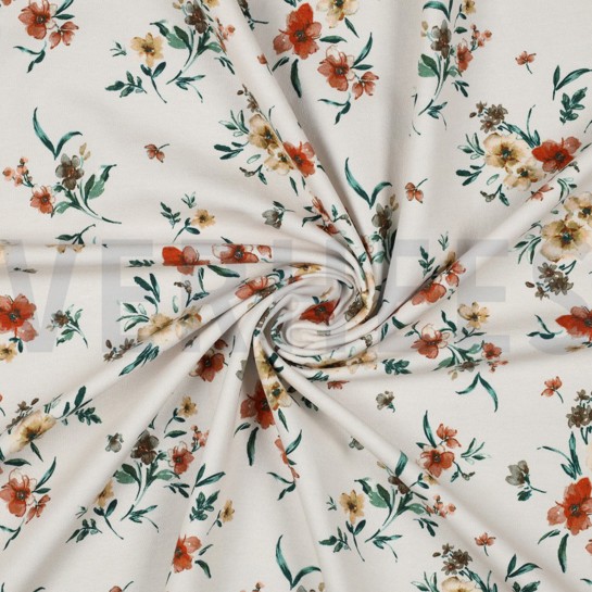 SWEAT DIGITAL BLUMEN SCHNEEWEISS #7