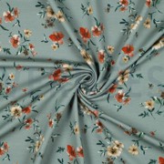 SWEAT DIGITAL FLOWERS DARK MINT (thumbnail) #2