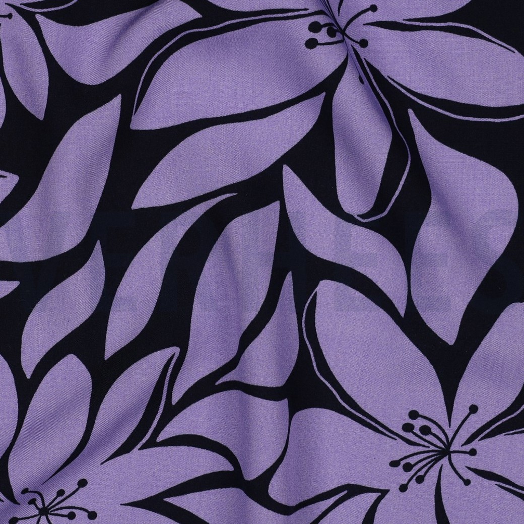 RADIANCE FLOWERS NAVY/ LILAC #2
