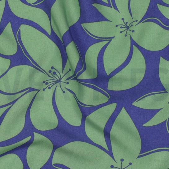 VISCOSE RADIANCE FLOWERS GREEN #7