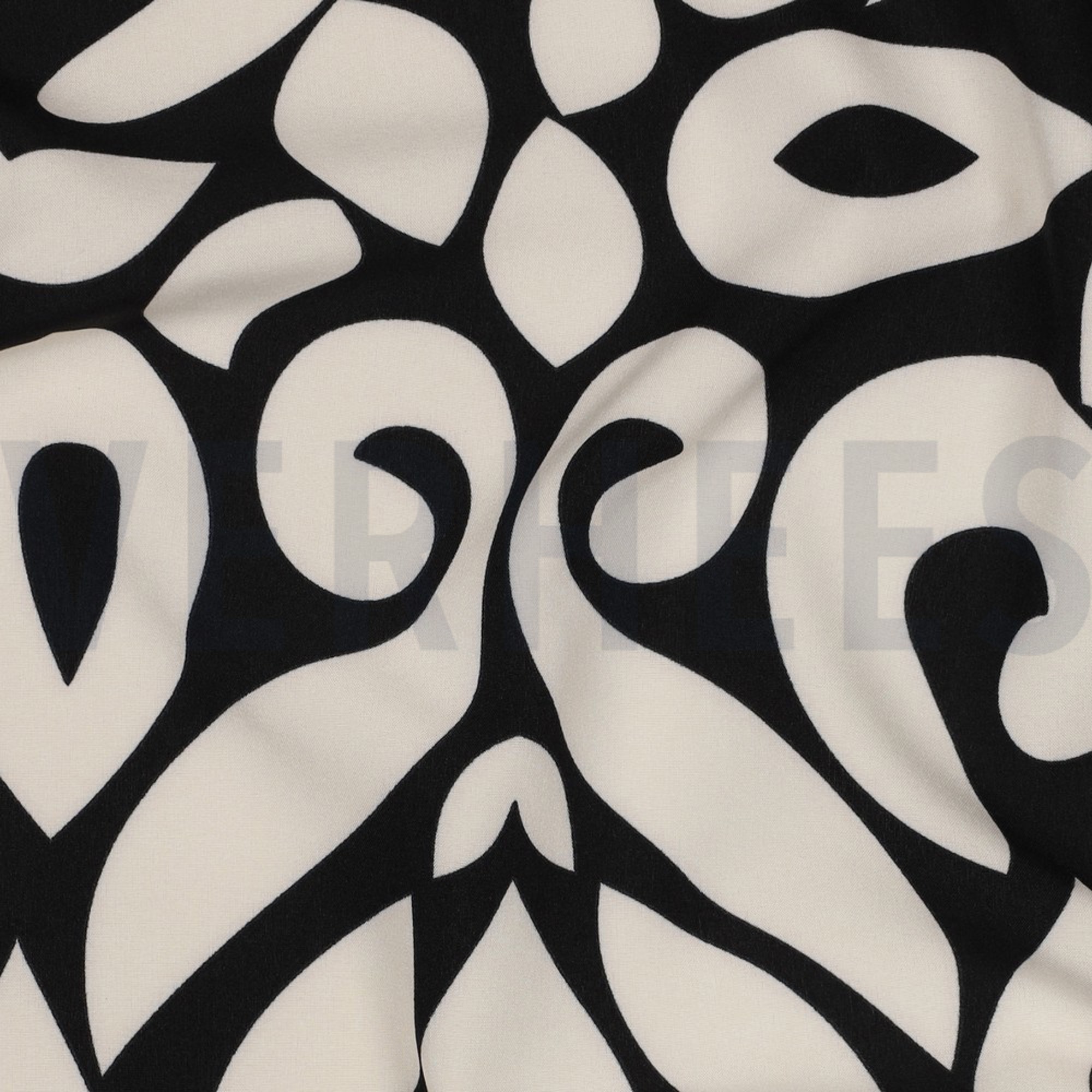 MAGNOLIA STRETCH ABSTRACT BLACK (high resolution) #2