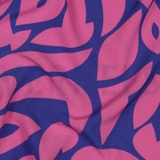MAGNOLIA STRETCH ABSTRACT COBALT (thumbnail) #2