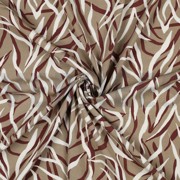 VISCOSE POPLIN STRETCH ANIMAL SKIN CINNAMON (thumbnail) #2