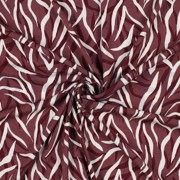 VISCOSE POPLIN STRETCH ANIMAL SKIN ROSEWOOD (thumbnail) #2