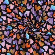 FRENCH TERRY DIGITAL HEARTS NAVY (thumbnail) #2