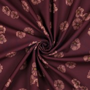 SOFTSHELL DIGITAL FLOWERS AUBERGINE (thumbnail) #2
