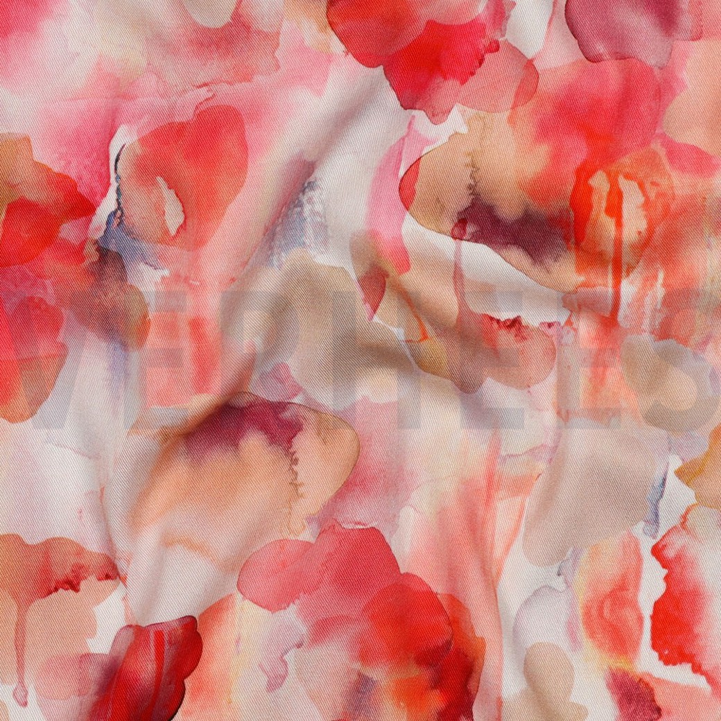 ROSELLA STRETCH DIGITAL ABSTRACT PINK #2