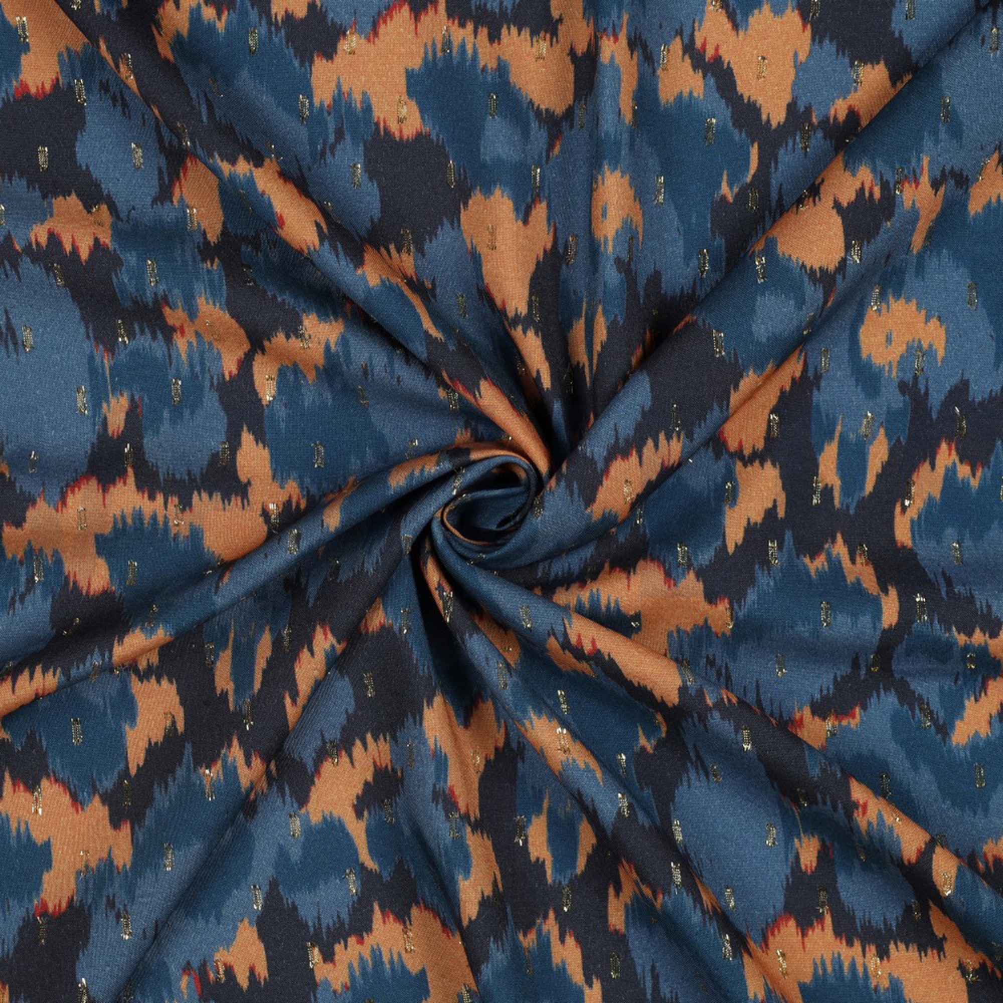 VISCOSE LUREX ANIMAL SKIN NAVY (high resolution) #2