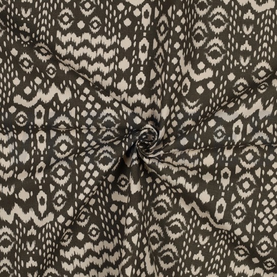 CANVAS BOHO DONKER JADE #7