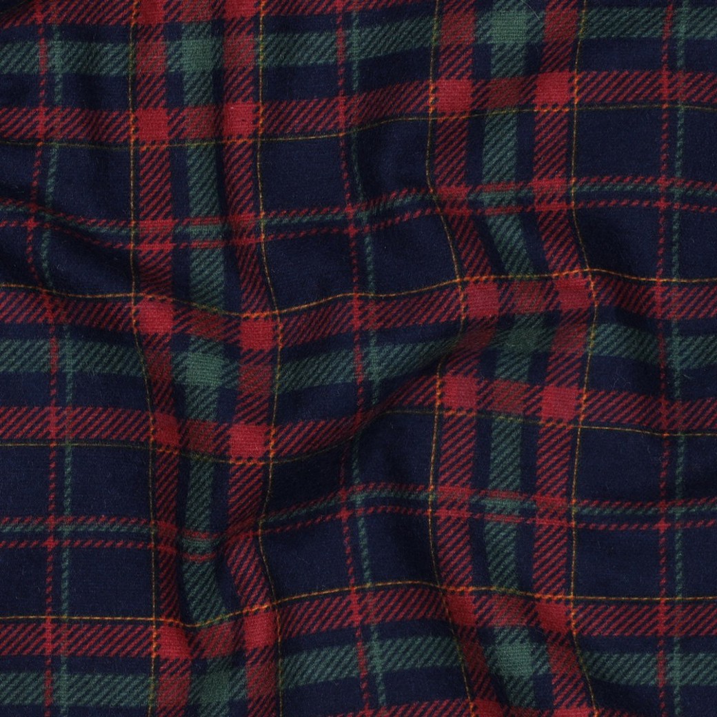 FLANNEL CHECKS NAVY #2