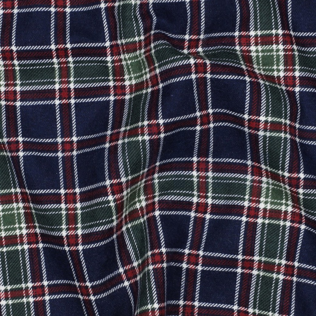 FLANNEL CHECKS NAVY #2