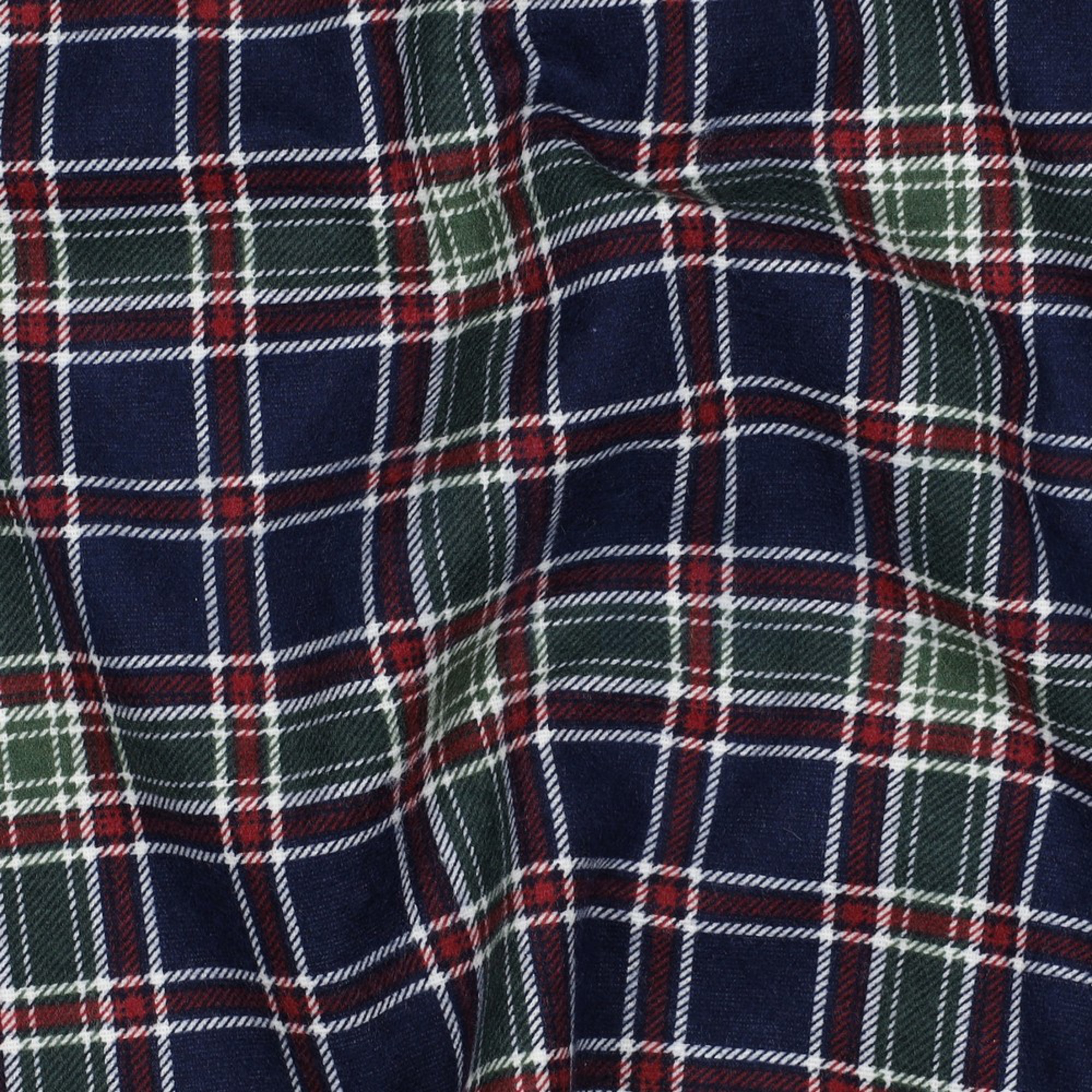 FLANNEL CHECKS NAVY (high resolution) #2