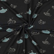 JERSEY MELANGE SUBMARINE ANTHRACITE (thumbnail) #2