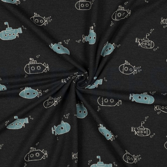 JERSEY MELANGE U-BOOT ANTHRAZIT #7