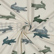 JERSEY CROCODILE ECRU (thumbnail) #2