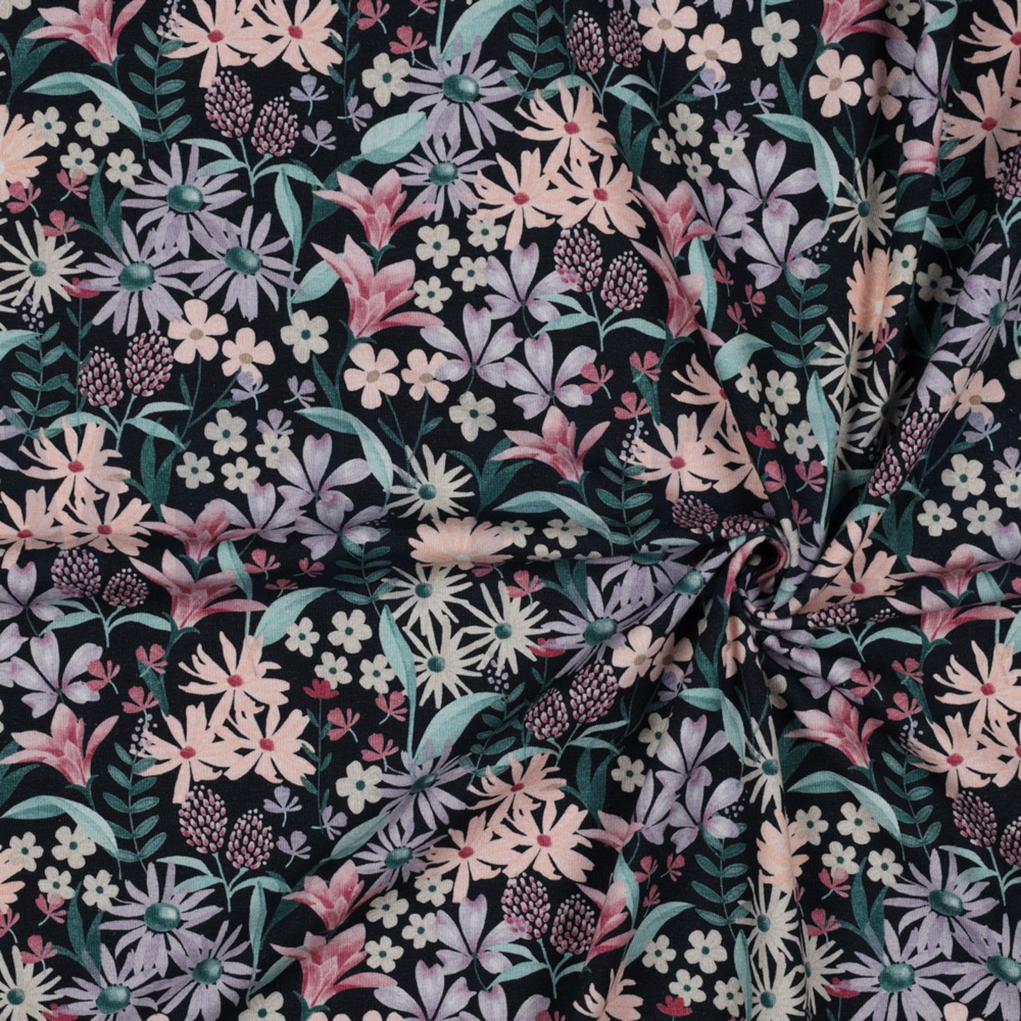 JERSEY DIGITAL FLOWERS NAVY (high resolution) #2