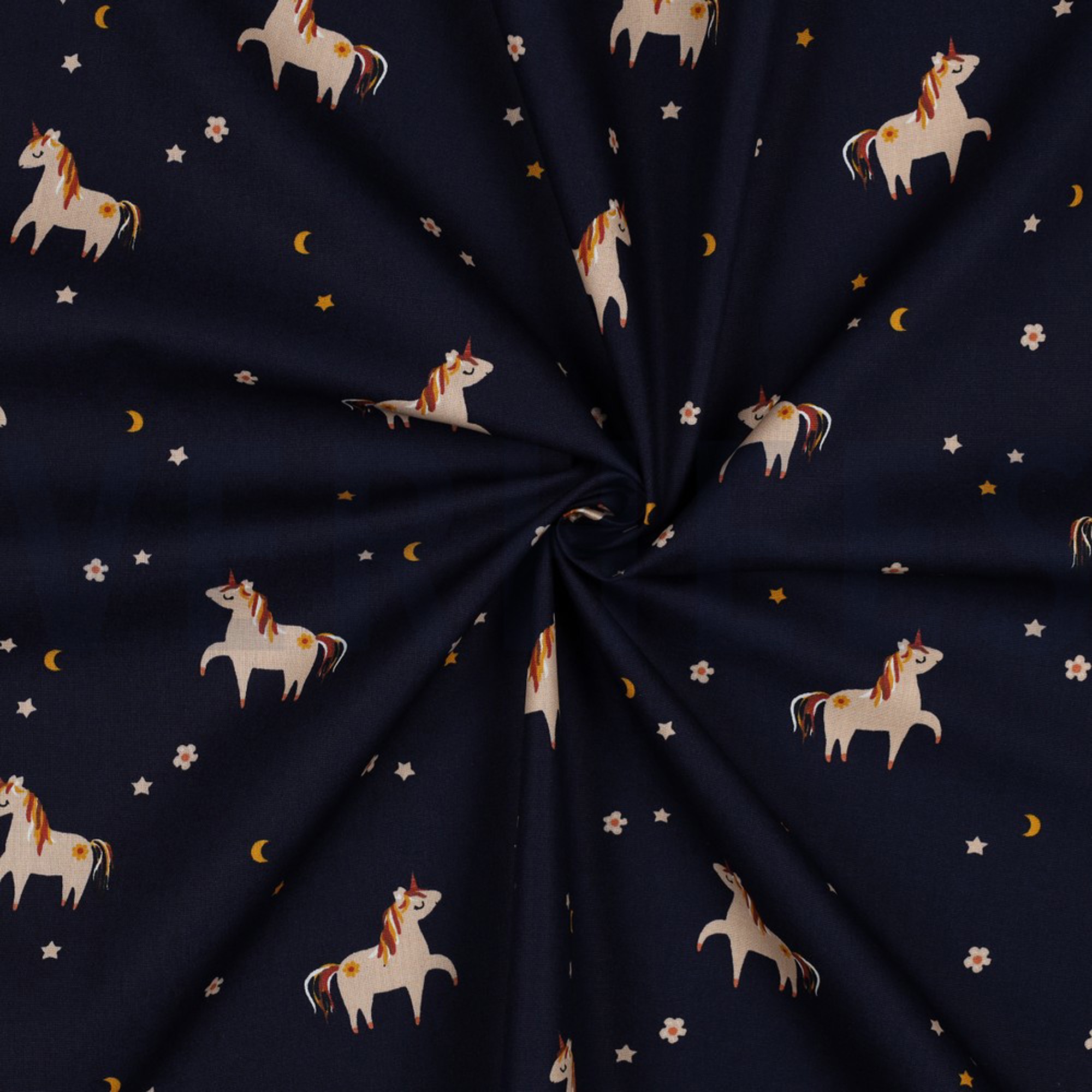 POPLIN UNICORN NAVY (high resolution) #2