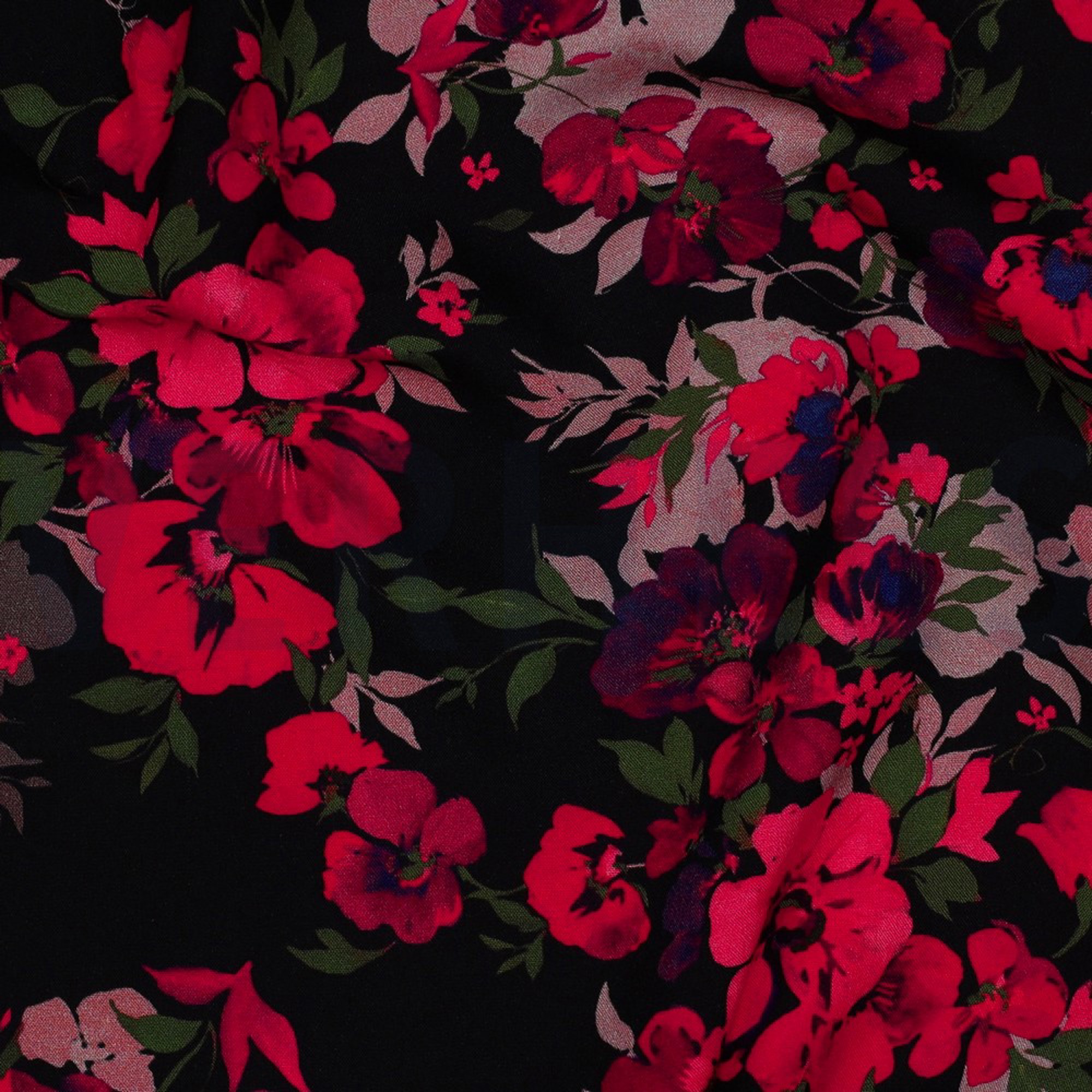 LENZING™ ECOVERO™ DIGITAL FLOWERS BLACK (high resolution) #2