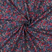 POPLIN DIGITAL SMALL FLOWERS NAVY (thumbnail) #2