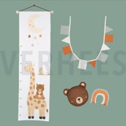 CANVAS DIGITAL KIDS ROOM DECO PANEL LINEN LOOK (thumbnail) #2