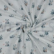 DOUBLE GAUZE DIGITAL PANDA WHITE (thumbnail) #2