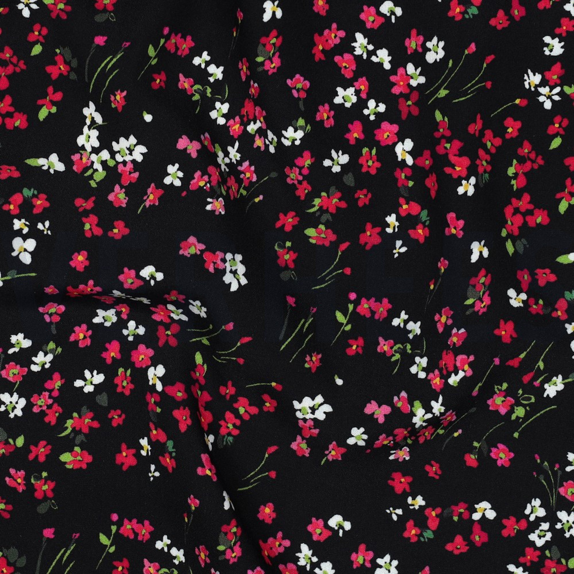 LENZING™ ECOVERO™ DIGITAL FLOWERS BLACK (high resolution) #2